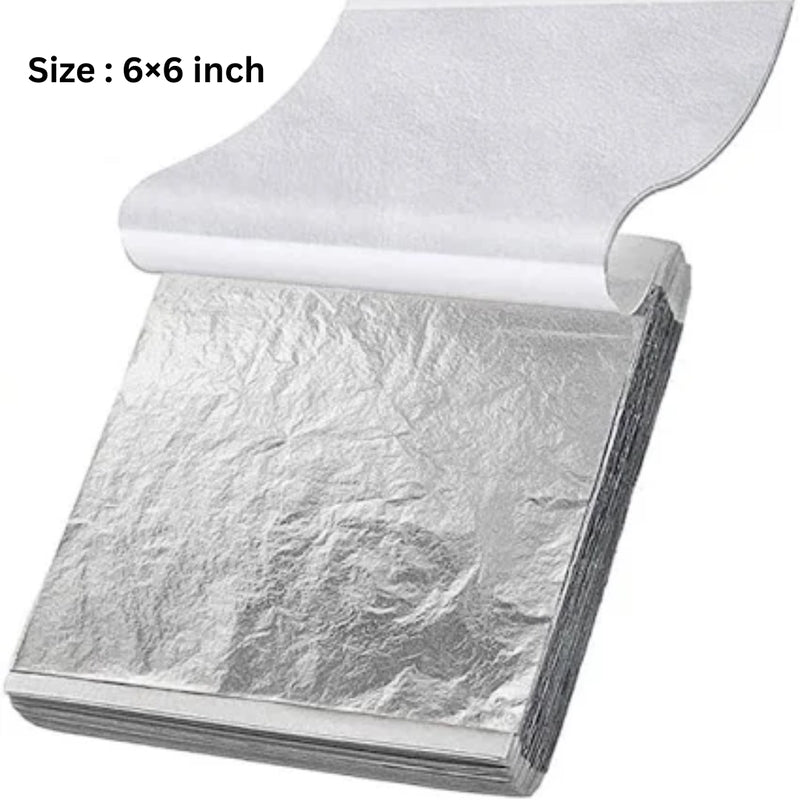 Silver Foil Sheet (10 Pcs)