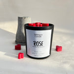 Load image into Gallery viewer, Rose Scented Jar Candle With Heart
