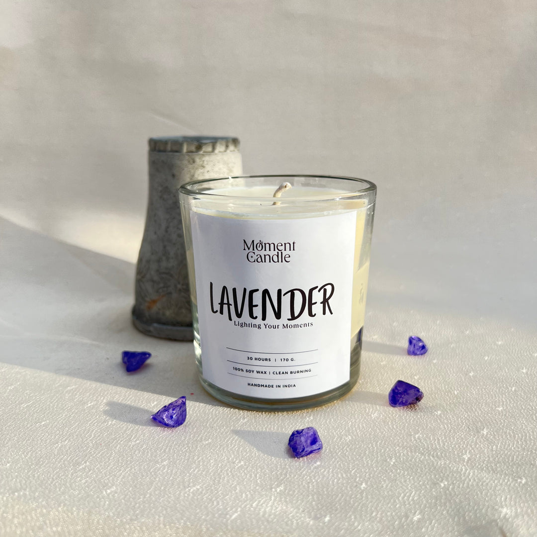 Lavender Scented Jar Candle