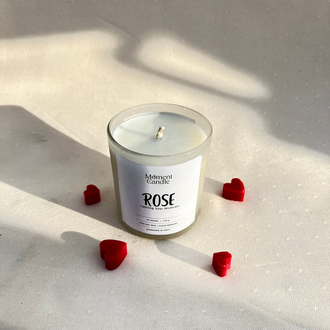 Rose Scented Jar Candle