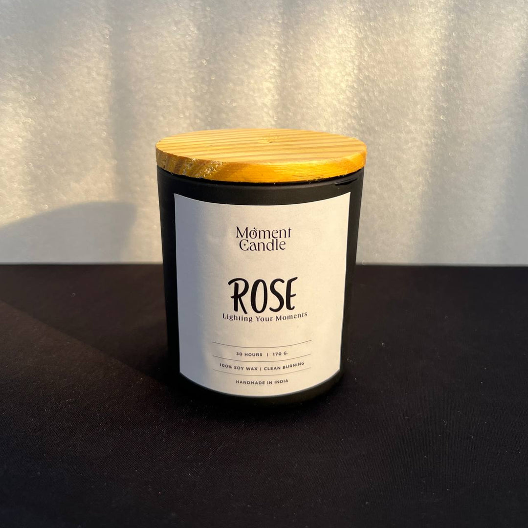 Rose Scented Jar Candle