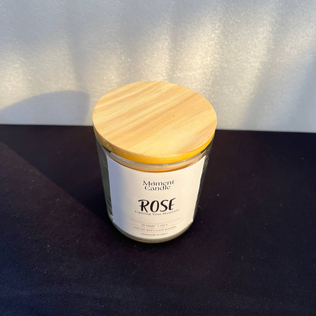Rose Scented Jar Candle