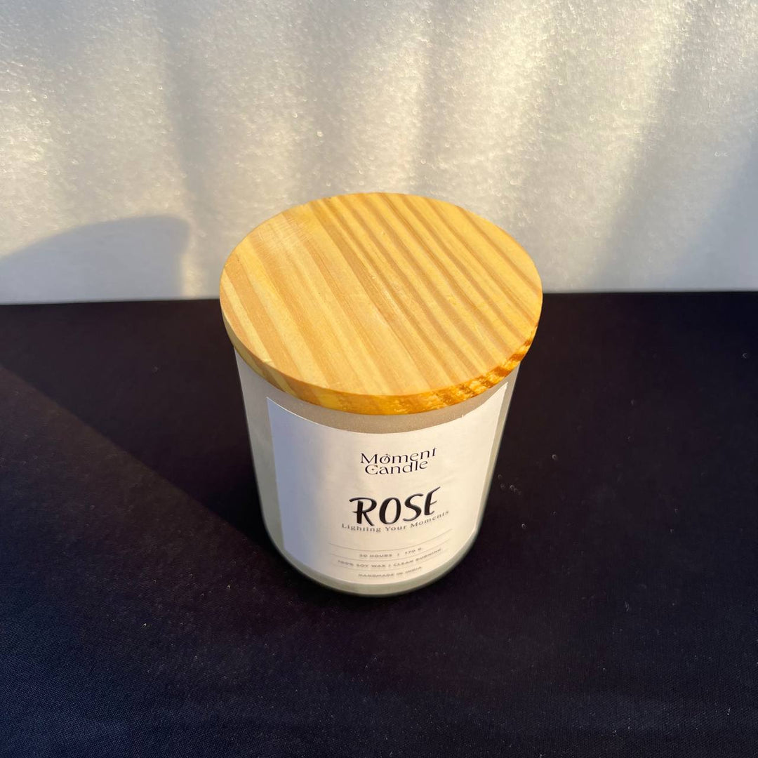 Rose Scented Jar Candle